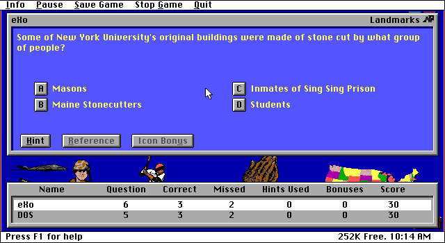 Gameplay of General Trivia