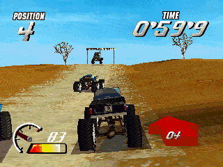 Gameplay of Thunder Truck Rally