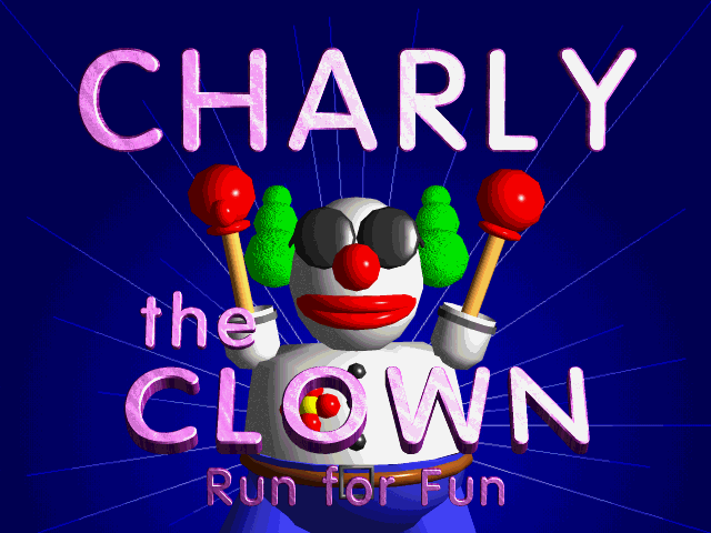 Title screen of Charly the Clown