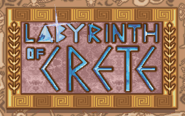 Title screen of Labyrinth of Crete