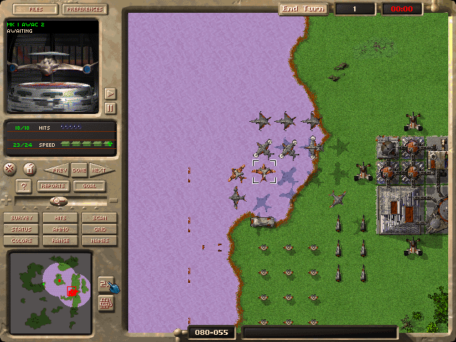 Gameplay of M.A.X.: Mechanized Assault & Exploration