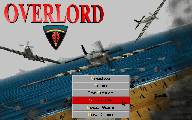 Title screen of Overlord (1994)