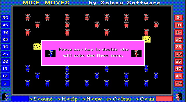 Title screen of Mice Move