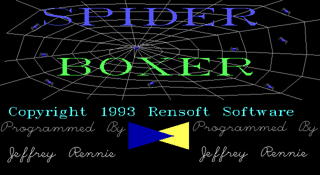 Title screen of Spider Boxer