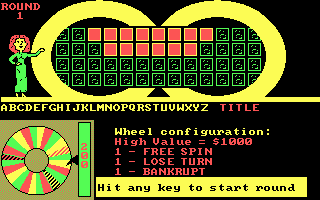 Gameplay of Wheel of Fortune (1987)