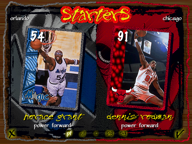Gameplay of NBA Live 97