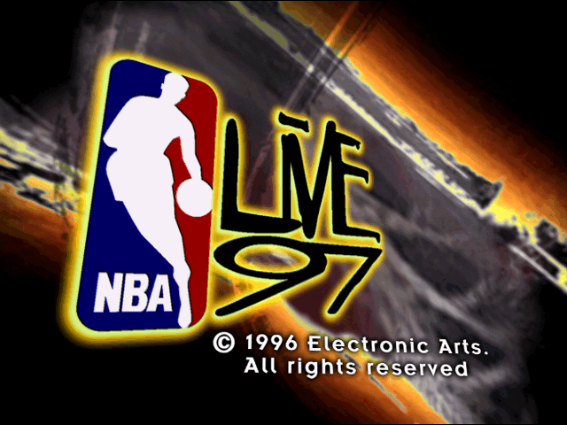 Title screen of NBA Live 97