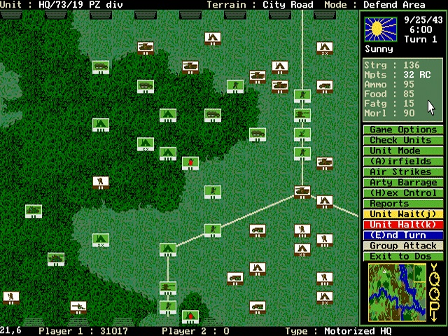 Gameplay of The Pure Wargame