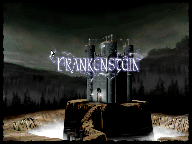 Title screen of Interactive History of Frankenstein