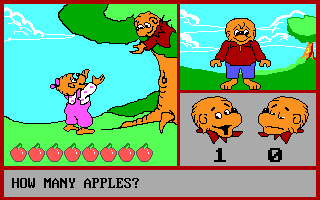 Gameplay of The Berenstain Bears: Learn to Count