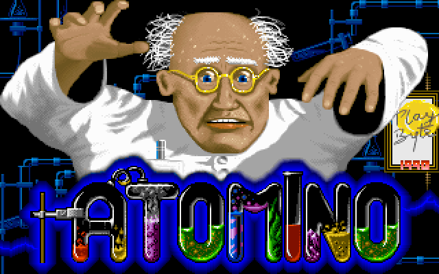 Title screen of Atomino