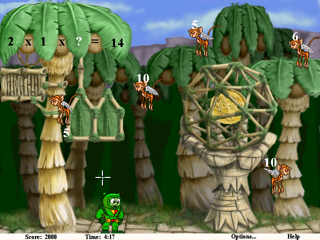 Gameplay of Math Blaster Ages 9-12