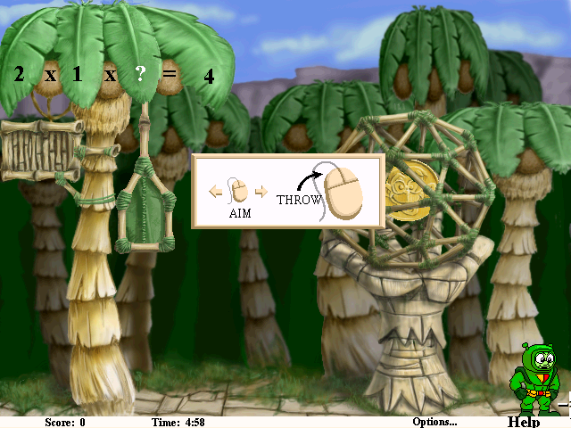 Gameplay of Math Blaster Ages 9-12