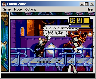 Gameplay of Comix Zone