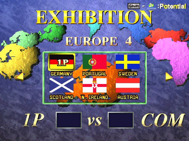 Gameplay of Sega Worldwide Soccer '97