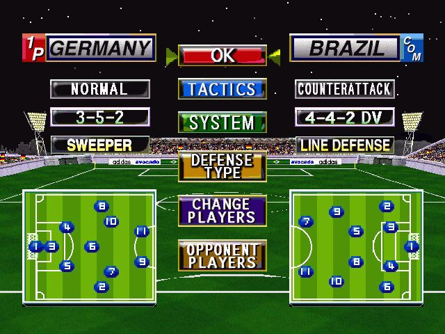 Gameplay of Sega Worldwide Soccer '97