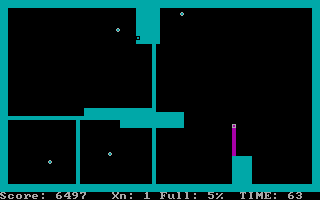 Gameplay of Xonix