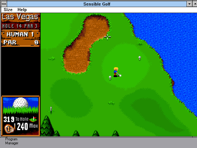 Gameplay of Sensible Golf