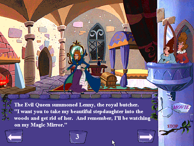 Gameplay of Snow White and the Magic Mirror Interactive Storybook
