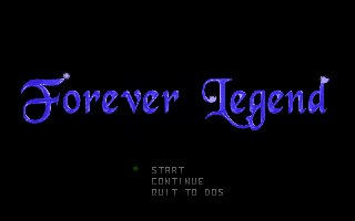 Title screen of Forever Legend