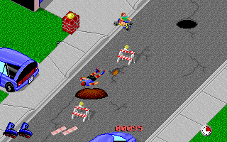 Gameplay of Rollerblade Racer