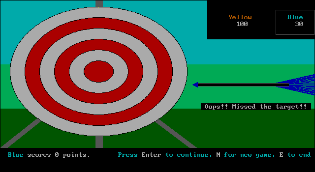 Gameplay of Bulls-eye!!