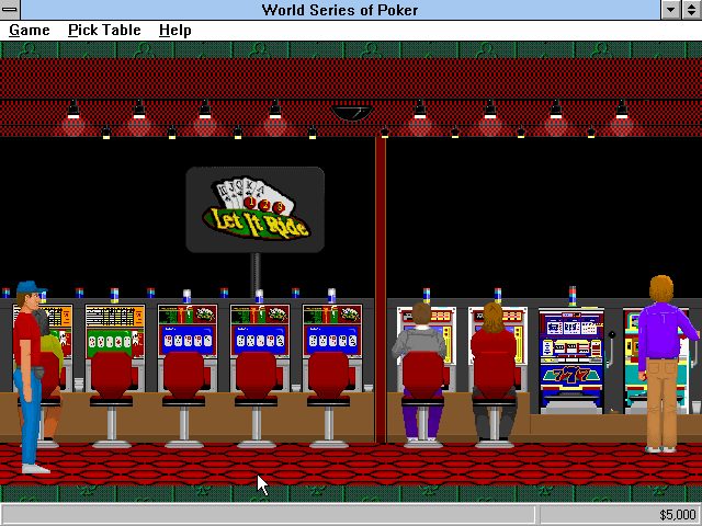 Gameplay of World Series of Poker Deluxe Casino Pak