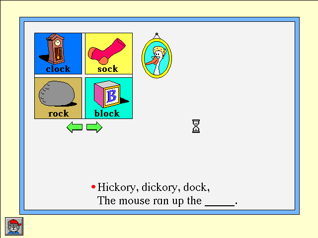 Gameplay of Bailey's Book House