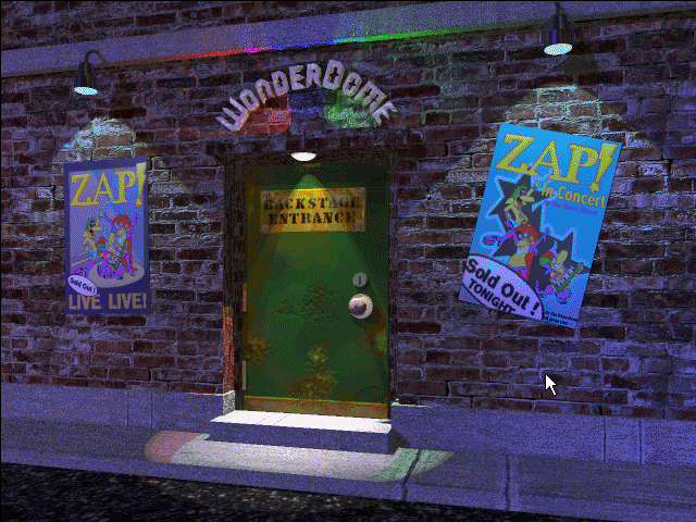Title screen of Zap!