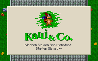 Title screen of Kalli and Co.