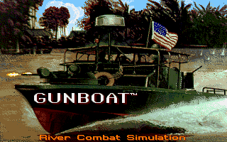 Title screen of Gunboat