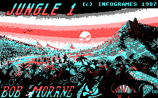 Title screen of Bob Morane: Jungle 1