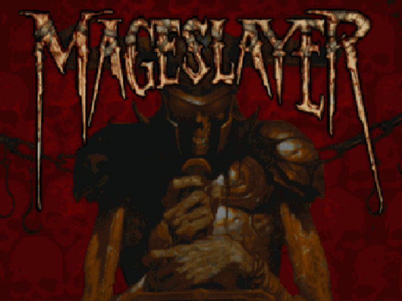 Title screen of Mageslayer