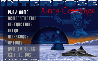 Title screen of Interpose X-mas Greetings