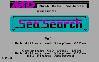 Title screen of Sea Quest (1984)