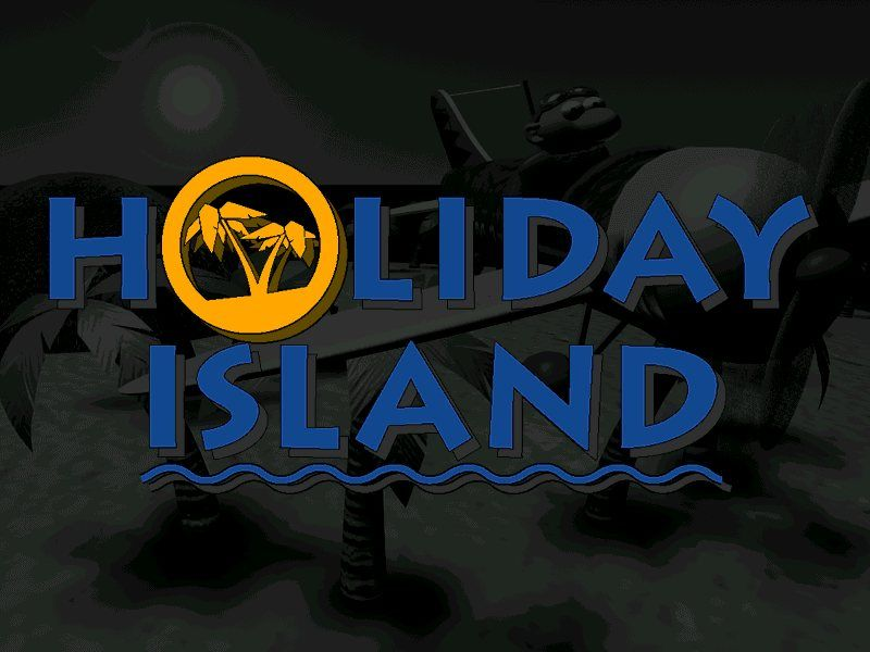 Title screen of Holiday Island