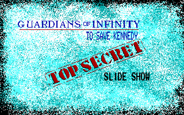 Title screen of Guardians of Infinity: To Save Kennedy
