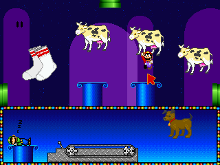 Gameplay of Mario Teaches Sums