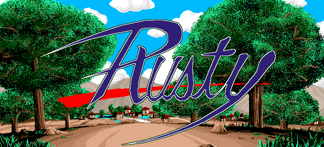 Title screen of Rusty