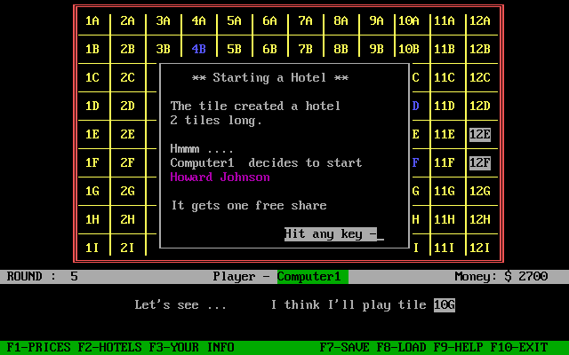 Gameplay of Acquire