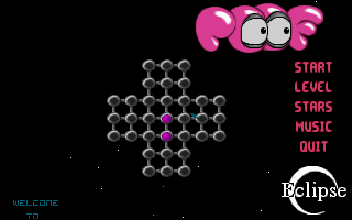 Title screen of Poof
