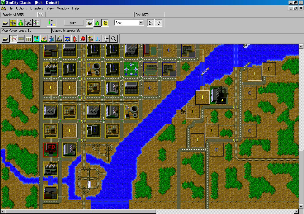 Gameplay of SimCity Classic