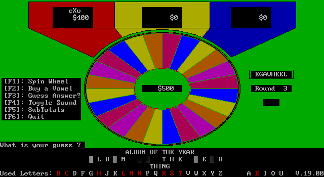 Gameplay of EGAWHEEL