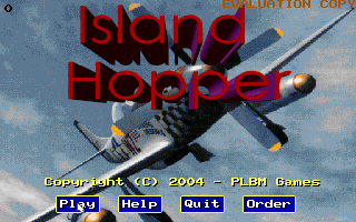 Title screen of Island Hopper