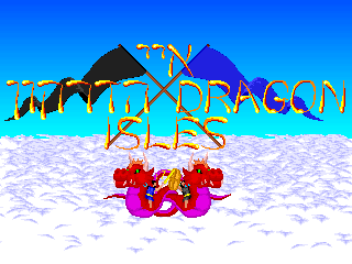 Title screen of Dragon Isles