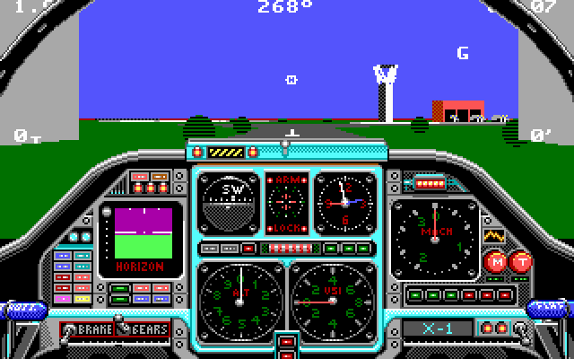 Gameplay of Chuck Yeager's Advanced Flight Trainer 2.0
