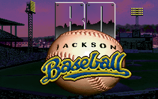 Title screen of Bo Jackson Baseball