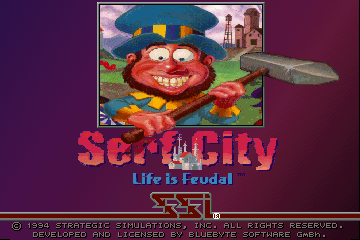 Title screen of Serf City: Life is Feudal