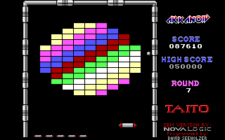 Gameplay of Arkanoid