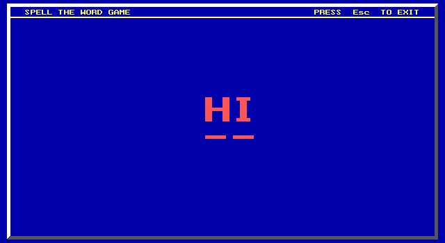 Gameplay of ABC-Talk